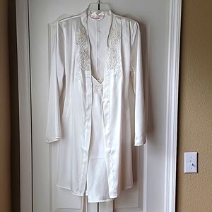 White Victoria Secret gown size M